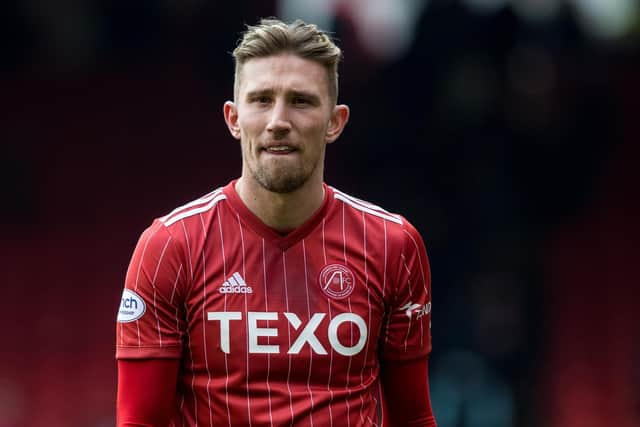 Aberdeen defender Angus MacDonald has signed a contract extension with the Dons. (Photo by Ross Parker / SNS Group)