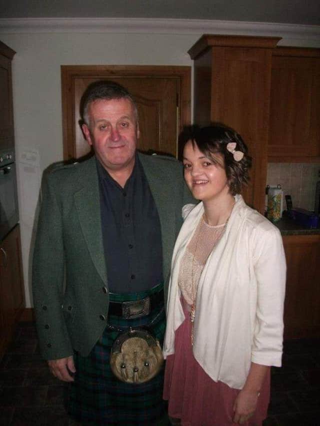 Robert Morrison with his daughter Chloe.