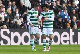 Celtic's Reo Hatate and Callum McGregor are two of the four nominees for PFA Scotland's Premiership Player of the Year. (Photo by Craig Foy / SNS Group)