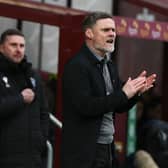 Motherwell manager Graham Alexnder on the touchline during the 4-0 defeat to Celtic. (Photo by Craig Williamson / SNS Group)