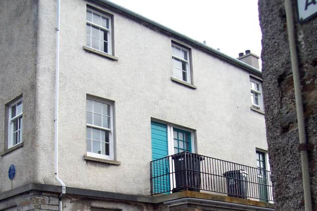 George Mackay Brown's former home in Stromness. PIC: Contributed.