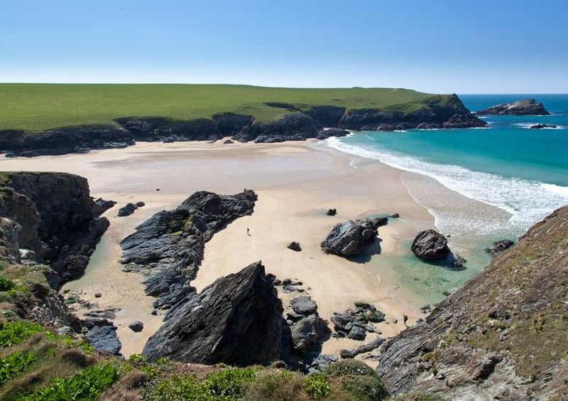 With over 7 million views on TikTok, this secluded unspoilt beach in Cornwall is perfect for a day of rest and relaxation by the sea. Dogs are allowed all year round and is a perfect location if you enjoy surfing.