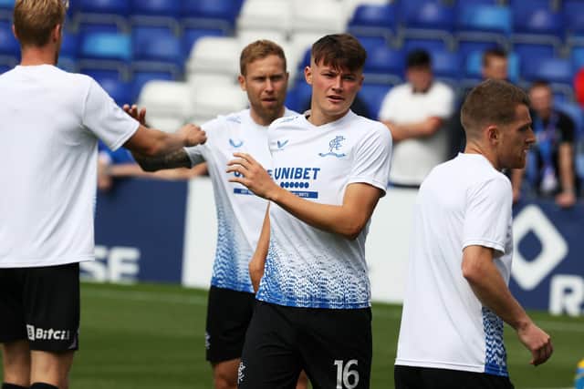 Nathan Patterson was an unused substitute for Rangers against Ross County.