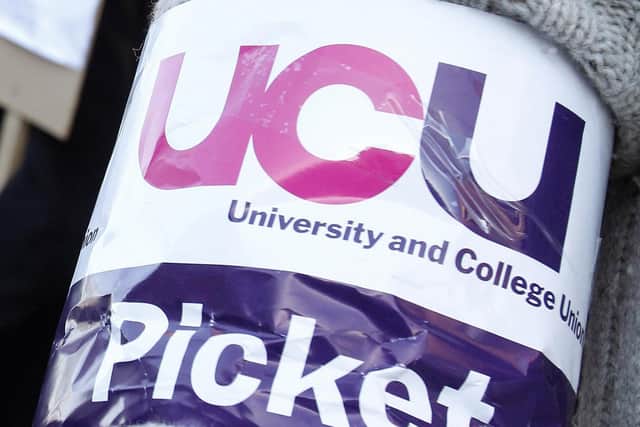 Thousands of university staff launch a three-day strike on Wednesday in disputes over pensions, pay and conditions, with further action being threatened if a deal cannot be reached (Photo: Peter Byrne / PA).