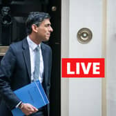 Chancellor of the Exchequer Rishi Sunak leaves 11 Downing Street as he heads to the House of Commons