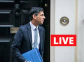 Chancellor of the Exchequer Rishi Sunak leaves 11 Downing Street as he heads to the House of Commons