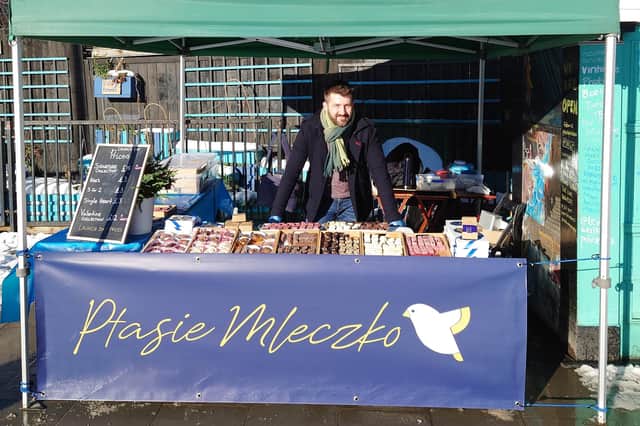 Eddie's stall at Leith Walk Police Box