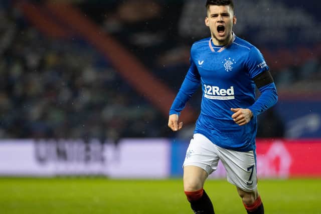Rangers attacker Ianis Hagi is drawing attention in the transfer market. Picture: SNS