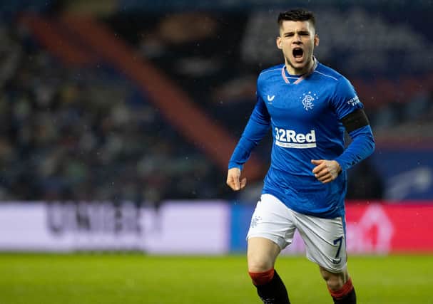 Rangers attacker Ianis Hagi is drawing attention in the transfer market. Picture: SNS