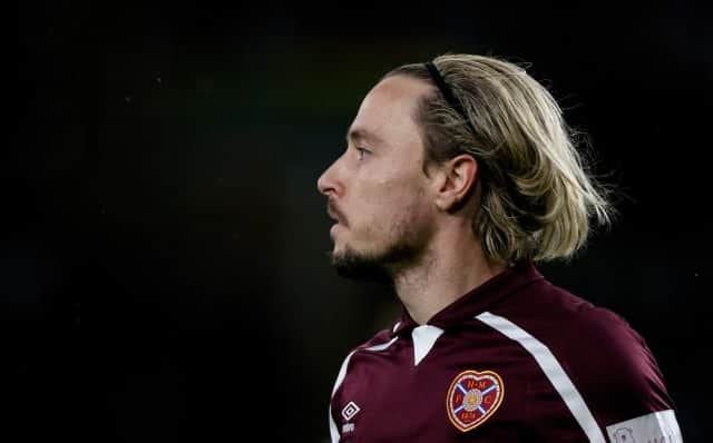 Barrie McKay was unable to exert any telling influence for Hearts against his former club Rangers at Ibrox. (Photo by Craig Williamson / SNS Group)