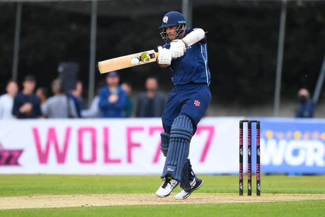 Scotland's Kyle Coetzer was in good form against Namibia.