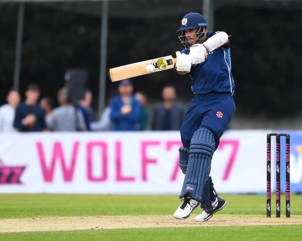 Scotland's Kyle Coetzer was in good form against Namibia.