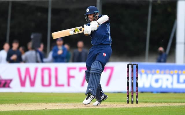 Scotland's Kyle Coetzer was in good form against Namibia.