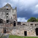 Ravenscraig Castle in Kirkcaldy is being damaged by vandals who are congregating at the historic site at night. PIC: Allan Crow