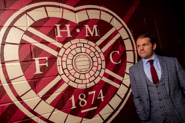 Robbie Neilson has been unveiled as Hearts boss for the second time. Picture: SNS