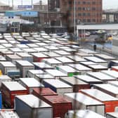 There are fears of lorry queues at ports as a result of Brexit.