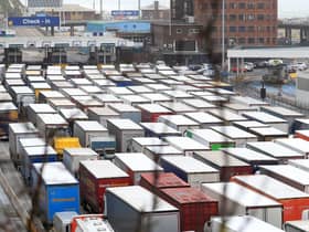 There are fears of lorry queues at ports as a result of Brexit.