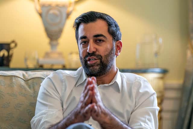 First Minister Humza Yousaf at Bute House this week. Photo: PA