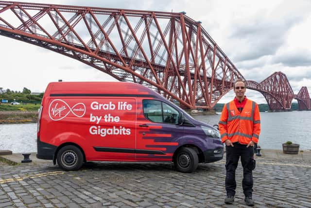 Virgin Media hailed the next-generation broadband boost for Scotland. Picture: contributed.