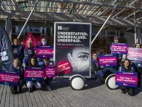 The Royal College of Nursing has balloted all of its UK members for strike action for the first time in its 106-year history. Picture: Lisa Ferguson
