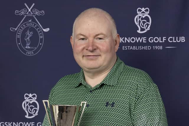 Reinstated amateur Craig Gordon landed his first club championship win at Kingsknowe. Picture: Alan Rennie/Kingsknowe Golf Club