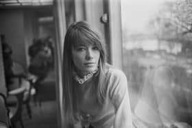 'The most beautiful songs are not happy songs,' said Francoise Hardy, pictured in 1968 (Picture: Daily Express/Getty Images)