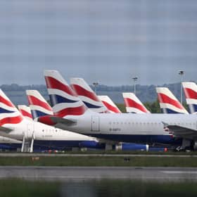 Travellers arriving in the UK will be required to self-isolate for 14 days as of Monday, but British Airways is preparing to launch legal action against the move. Picture: Gareth Fuller/PA Wire