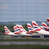 Travellers arriving in the UK will be required to self-isolate for 14 days as of Monday, but British Airways is preparing to launch legal action against the move. Picture: Gareth Fuller/PA Wire