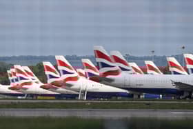 Travellers arriving in the UK will be required to self-isolate for 14 days as of Monday, but British Airways is preparing to launch legal action against the move. Picture: Gareth Fuller/PA Wire