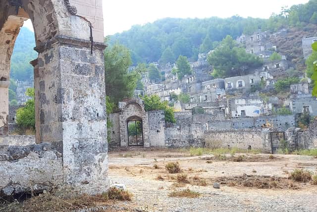 Kayakoy ghost town. Pic: PA Photo/Katie Wright.