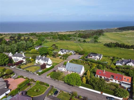 Fairhaven, Erskine Road, Gullane (grey roof).