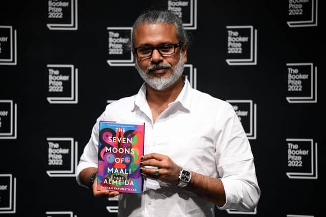 Sri Lankan author Shehan Karunatilaka PIC: DANIEL LEAL/AFP via Getty Images
