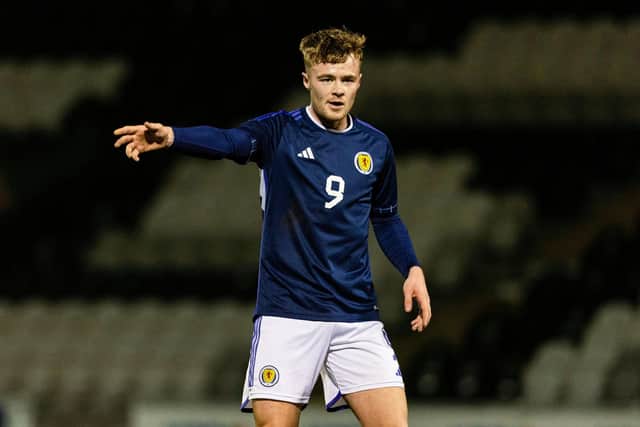 Tommy Conway was on target for Scotland Under-21s against Turkey.