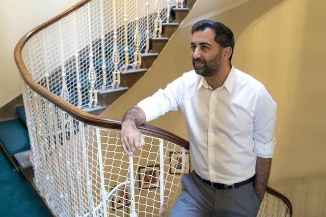 Humza Yousaf wrote to John Swinney to say the next Holyrood election would be the 'right time' for him to move on from parliament (Picture: Jane Barlow/PA Wire)