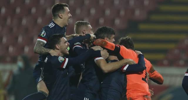 Scotland won a dramatic penalty shoot-out over Serbia