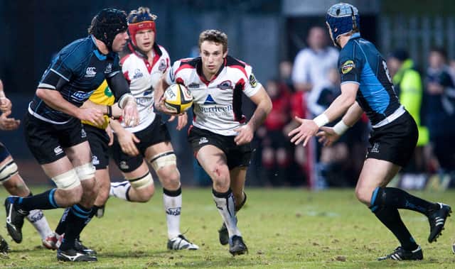 Mike Blair in action for Edinburgh against Glasgow Warriors at Firhill in the 1872 Cup in season 2008-09. Picture: Bill Murray/SNS