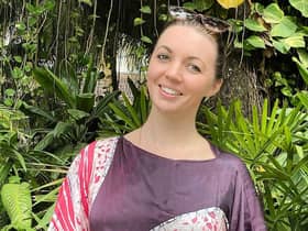 Kayleigh Fraser, a Scottish woman living in Sri Lanka, who has been campaigning for activists protesting over the country's economic crisis