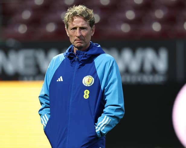 Scotland Under-21 Head Coach Scot Gemmill has named his squad for this month's Euro 2025 qualifier against Kazakhstan. (Photo by Ross MacDonald / SNS Group)