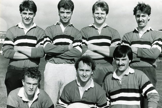 Members of the Doncaster Rugby Union team pictured in 1986