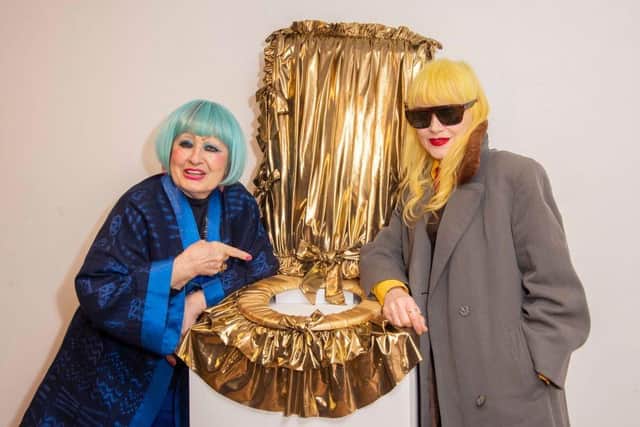 Pam Hogg with fellow fashion icon Zandra Rhodes in 2022 (Picture: Stuart C. Wilson/Getty Images)
