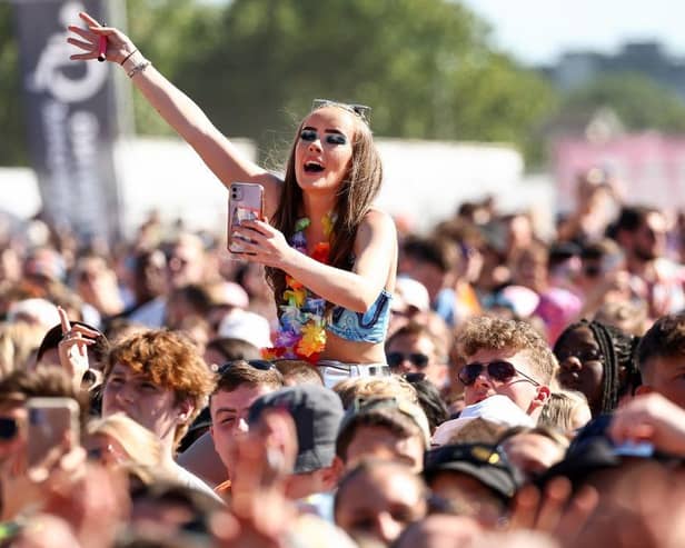 Music fans enjoying the TRNSMT Festival in 2022 - one of the music festivals set to return this year.