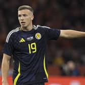 Scotland's Lewis Ferguson appeared as a substitute in the 4-0 defeat to Netherlands. (Photo by Craig Williamson / SNS Group)