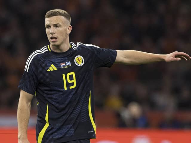 Scotland's Lewis Ferguson appeared as a substitute in the 4-0 defeat to Netherlands. (Photo by Craig Williamson / SNS Group)