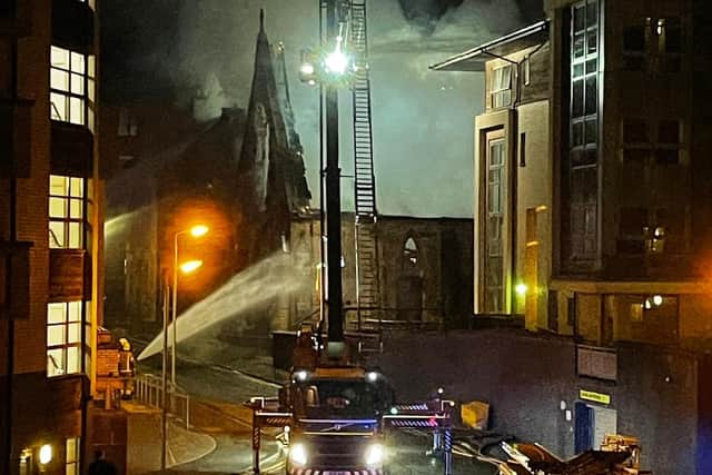 Polish communities react to devastating fire at St Simon's church in Glasgow (Photo: Amy Iona @amyionaphoto)