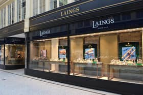 Laings runs stores in Cardiff, Edinburgh, Glasgow, pictured above, and Southampton.