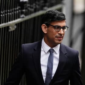Prime Minister Rishi Sunak departs 10 Downing Street to attend Prime Minister's Questions at the Houses of Parliament. Picture: Jordan Pettitt/PA
