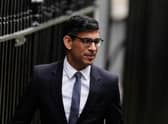 Prime Minister Rishi Sunak departs 10 Downing Street to attend Prime Minister's Questions at the Houses of Parliament. Picture: Jordan Pettitt/PA