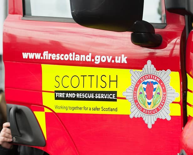 Firefighters rushed to the scene of a blaze in Armadale, West Lothian, on Wednesday night.