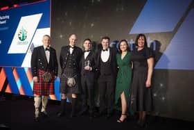 Paul Sheerin, CEO of Scottish Engineering, Dale Gillies, Manufacturing Lead, STATS Group, Gary McDowall, Director of Operations, STATS Group, Moira Cook, Operations Support Supervisor, STATS Group, and Aine Finlayson, Director Of Manufacturing at Aggreko