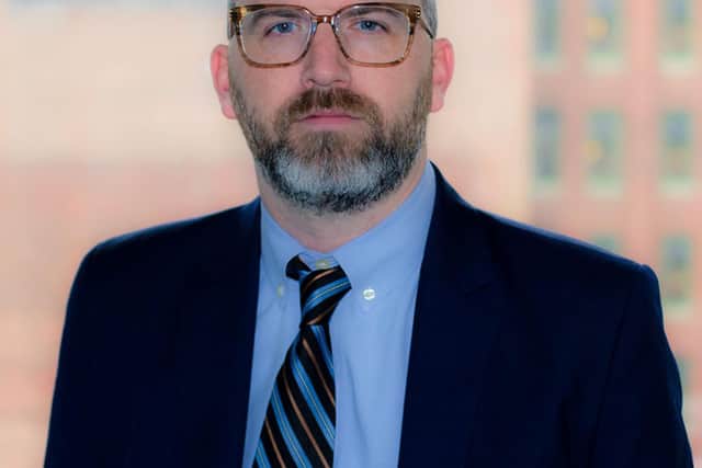 Michael Collins, originally from Glasgow, is the strategic policy and planning director for Baltimore City’s State’s Attorney. He was formerly director of national affairs at Drug Policy Alliance in Washington D.C. PIC: Contributed.